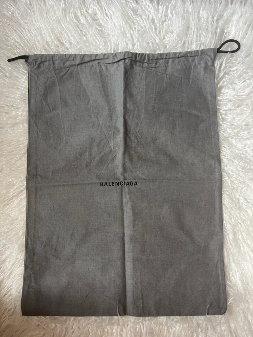 Balenciaga Charcoal gray Dust Bag